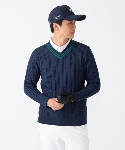 BEAMS GOLF セーター ニット PURPLE LABEL / ケーブル編