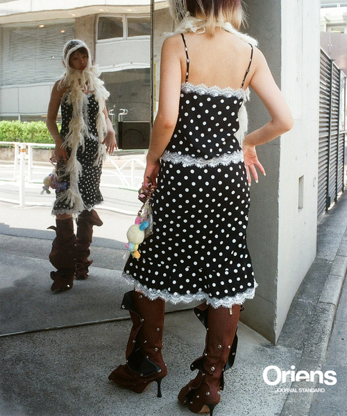 キャミソール 「Mika.I×Oriens」レースキャミソール キャミソール 「Mika.I×Oriens」レースキャミソール : ZOZOTOWN
