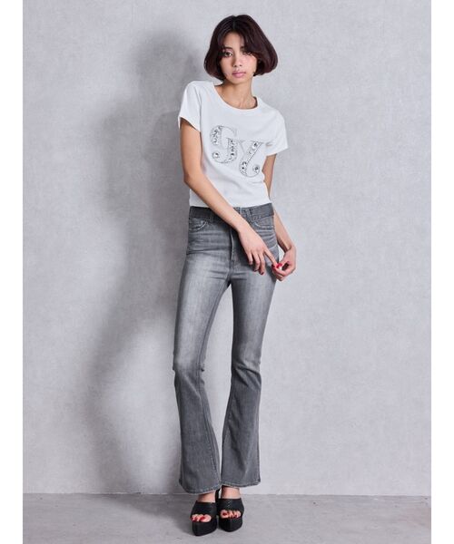 新品未使用タグ付き GYDA GY bijou Tシャツ GYDA tシャツ GY bijou Tシャツ レディース : ZOZOTOWN Yahoo!店