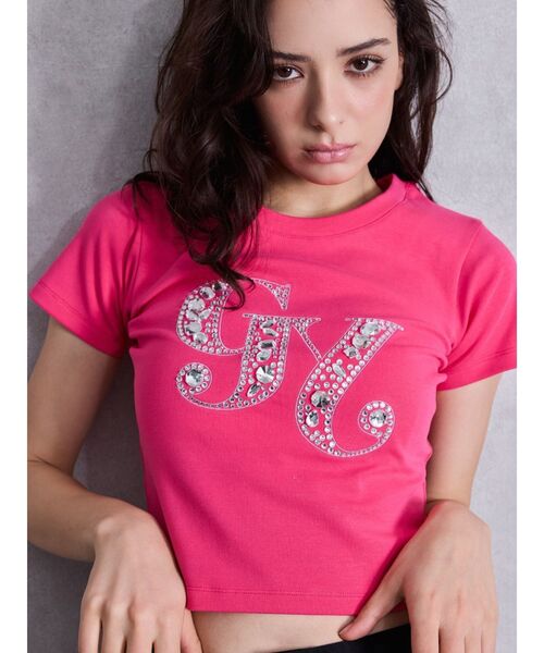 即日発送！GYDA GY bijou Tシャツ　オフホワイト　完売カラー 即日発送！GYDA GY bijou Tシャツ オフホワイト 完売カラー