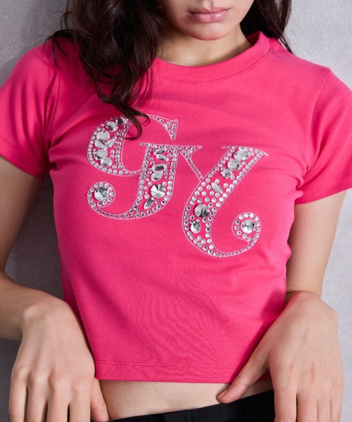 即日発送！GYDA GY bijou Tシャツ　オフホワイト　完売カラー 即日発送！GYDA GY bijou Tシャツ オフホワイト 完売カラー