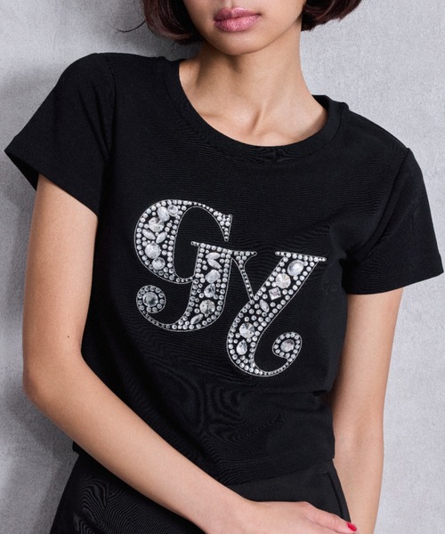 GYDA tシャツ GY bijou Tシャツ レディース : ZOZOTOWN Yahoo!店