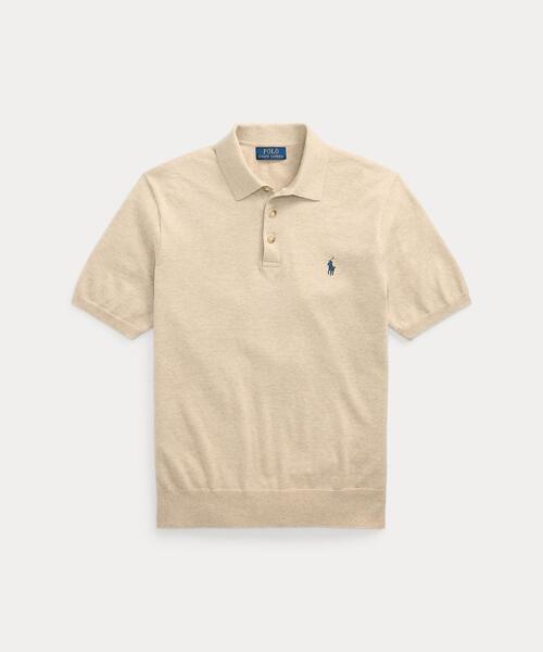 POLO RALPH LAUREN  新品　メンズ　コットン　ポロシャツ　L コットン ポロカラー セーター MNPOSWE1N820078