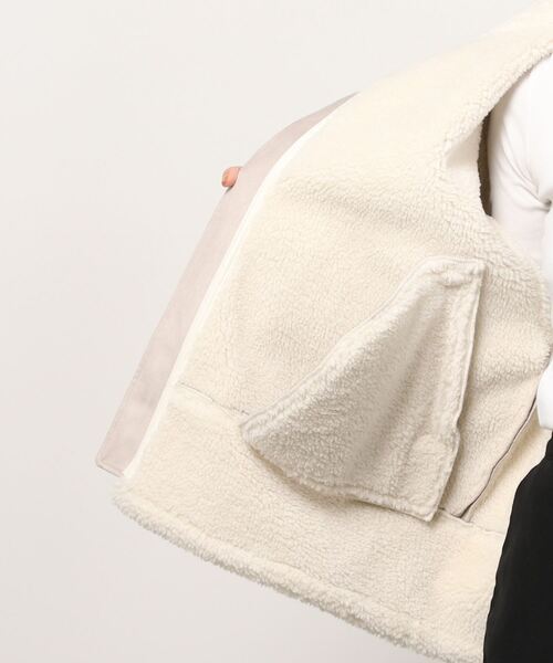 「B:MING by BEAMS」 ジップアップブルゾン MEDIUM ベージュ レディース_画像4