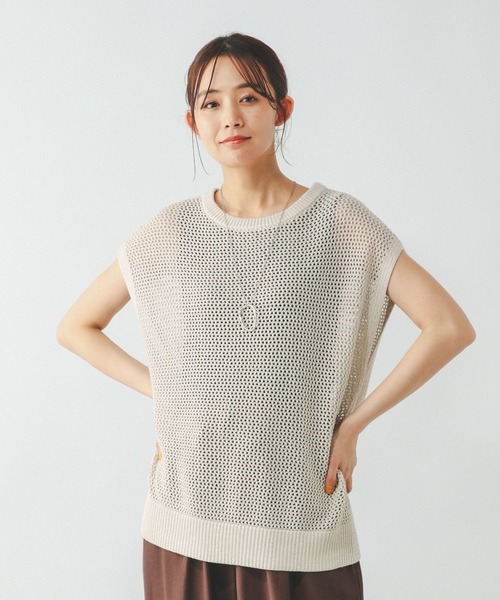 GLOBAL WORK（グローバルワーク） tシャツ 洗えるメッシュプルオーバー