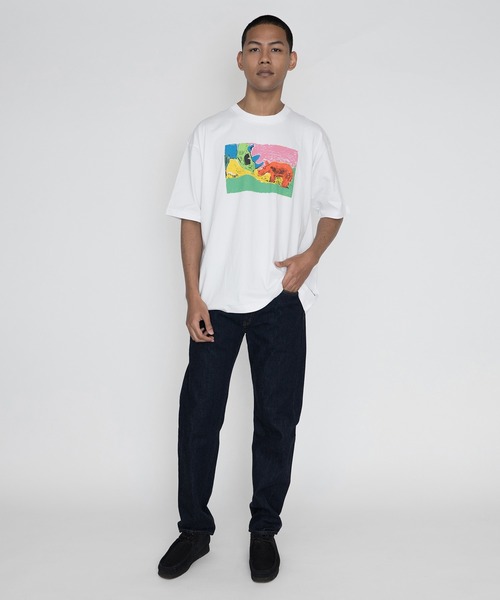 「Levi's」 半袖Tシャツ M ホワイト メンズ