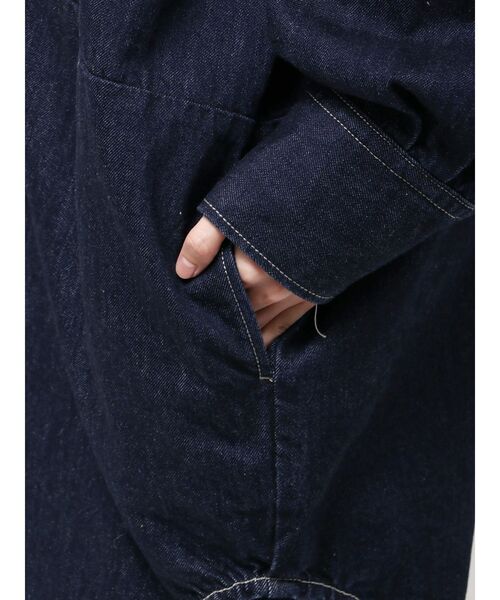 Htage ブラウス シャツ 「Htage」ビッグシルエットデニムシャツ