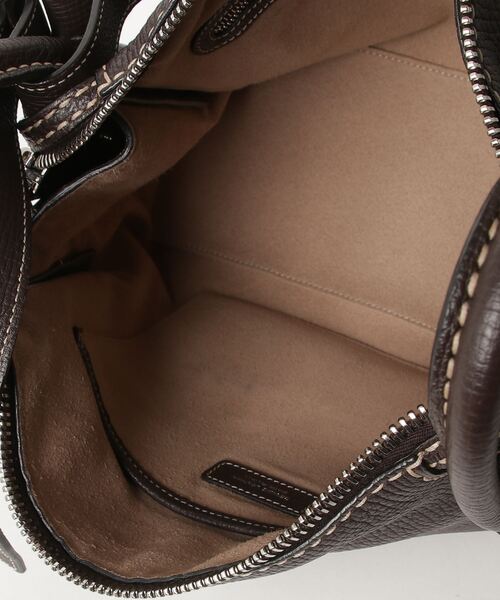 TOD'S ブラウンレザーバッグ2way TODS トッズ 2WAY ハンドバッグ レザー レディース ブランド京の