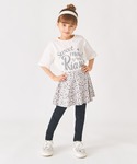 スカート 総柄ストレッチスカッツ(フレアタイプ...の詳細画像5