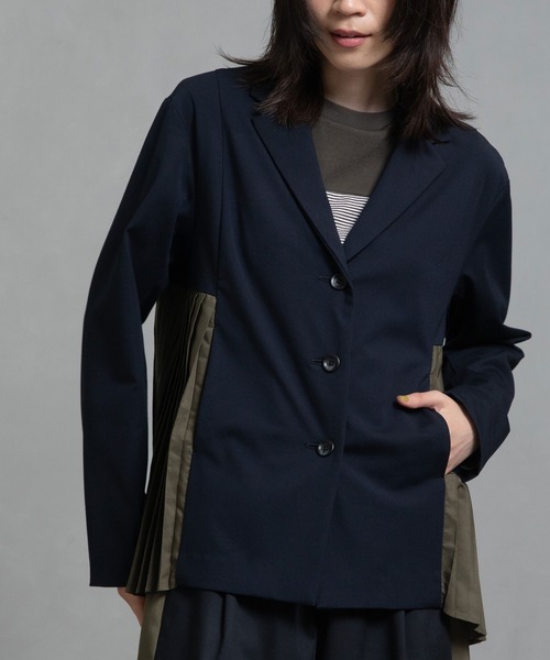 MARECHAL TERRE ジャケット テーラードジャケット プリーツ