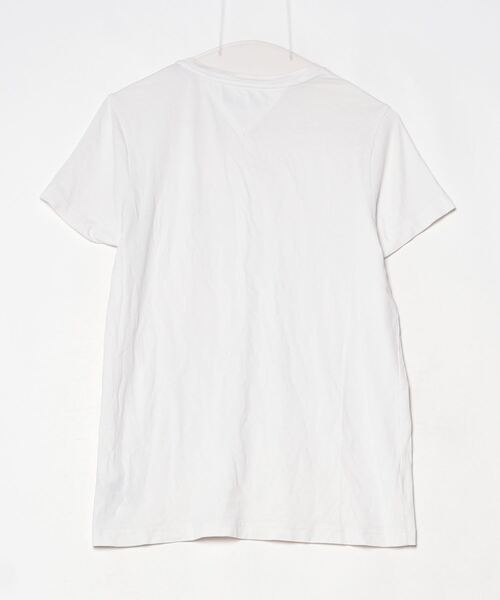 「TOMMY HILFIGER」 半袖Tシャツ MEDIUM ホワイト メンズ