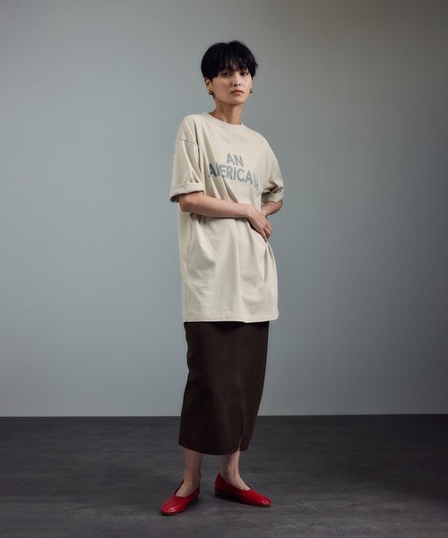 ★専用★  Americana アメリカーナ  前後ロゴロングTシャツ SALON adam et ropé(サロン アダム エ ロペ) / 【Americana