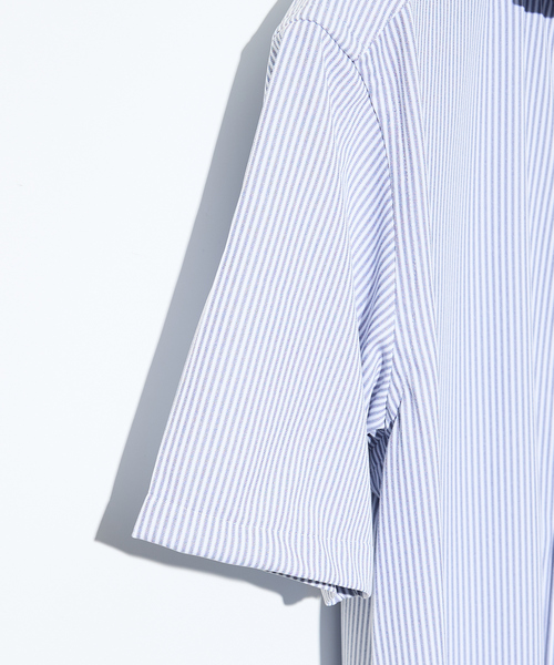 ABAHOUSE（アバハウス） シャツ ハイストレッチ バックストライプ半袖