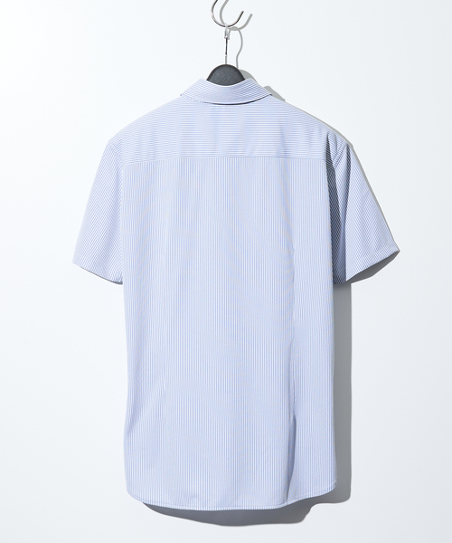 ABAHOUSE（アバハウス） シャツ ハイストレッチ バックストライプ半袖