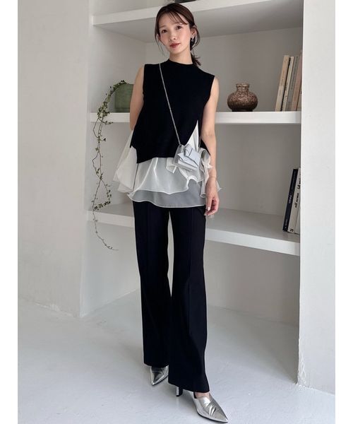 FRAY I.D（フレイ・アイディー） パンツ 「00サイズ」セミフレアー