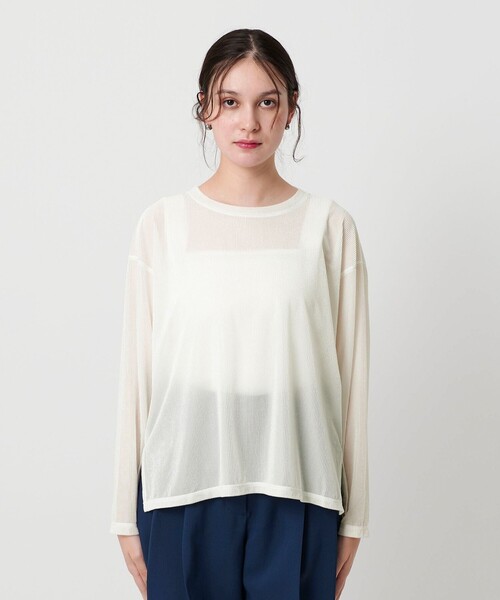 BEAUTY＆YOUTH UNITED ARROWS tシャツ ベロアストライプシアー
