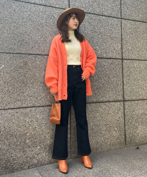 「EPIMI E'PIMMY」 加工ブーツカットデニムパンツ SMALL ブルー レディース