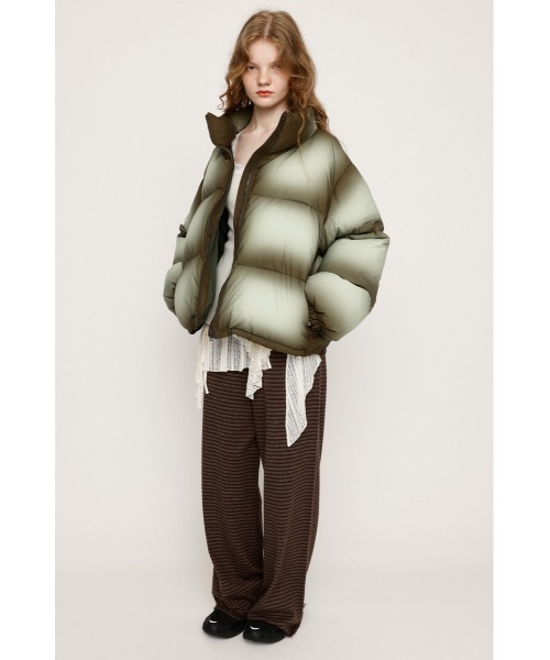 SLY（スライ） ブルゾン アウター FADED PRINT PUFFER JK フェイディド