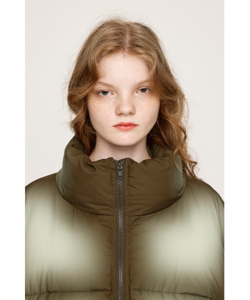 SLY（スライ） ブルゾン アウター FADED PRINT PUFFER JK フェイディド