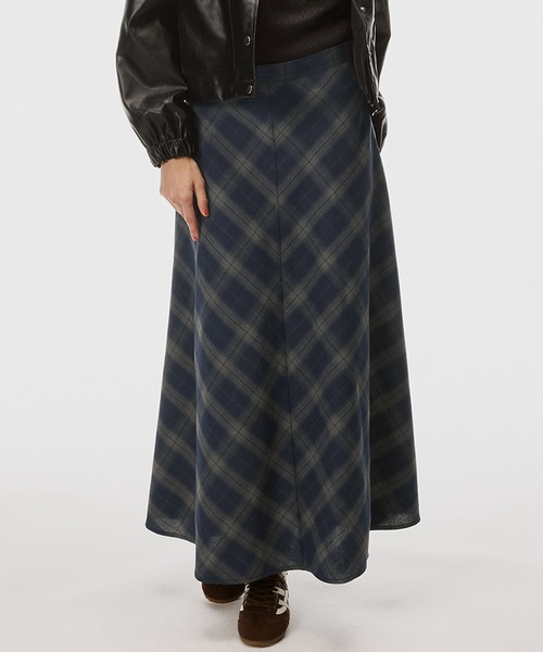 coca（コカ） スカート フレアチェックスカート : ZOZOTOWN Yahoo!店