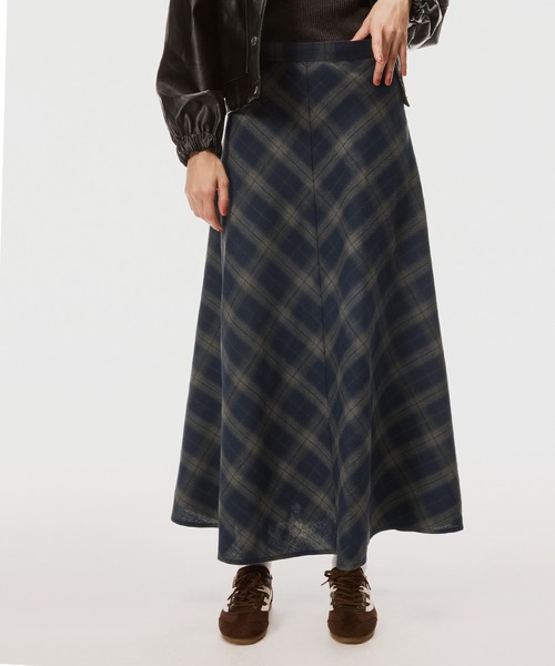 coca（コカ） スカート フレアチェックスカート : ZOZOTOWN Yahoo!店