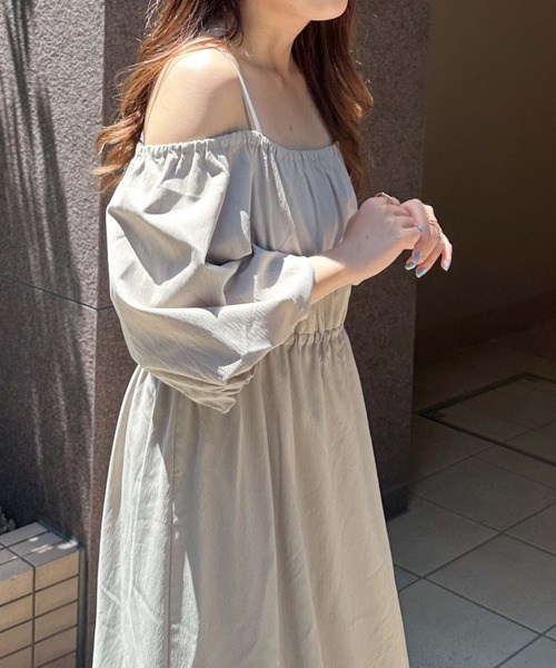 「archives」 半袖ワンピース MEDIUM ブラック レディース_画像8