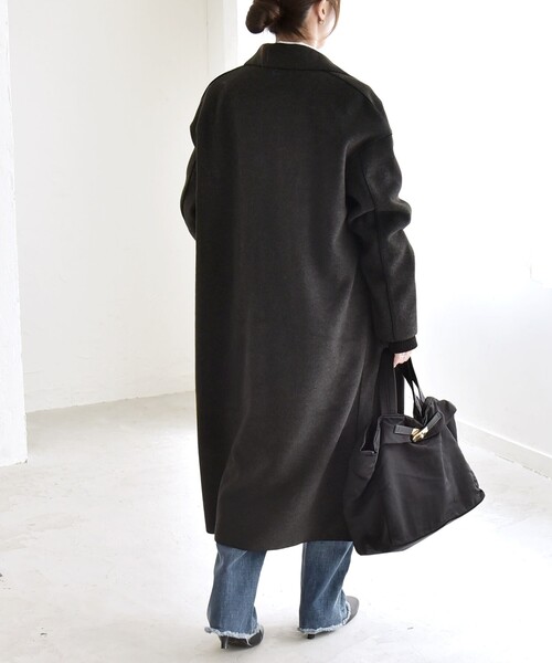 quaranciel コート チェスターコート quaranciel: ダブル パイル