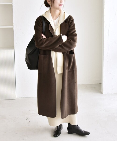 quaranciel コート チェスターコート quaranciel: ダブル パイル