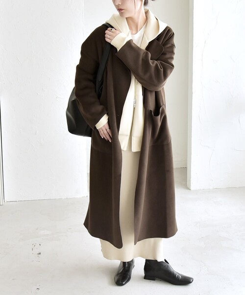 quaranciel コート チェスターコート quaranciel: ダブル パイル