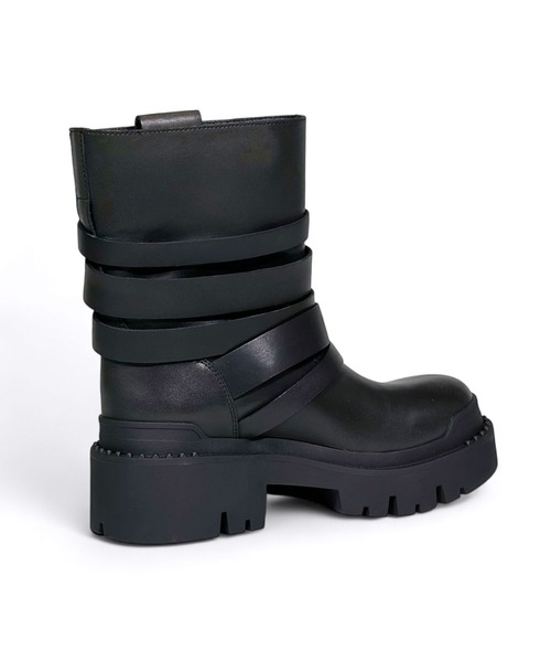 ASH（アッシュ） ブーツ ASH/アッシュ「NIKI」ベルトコンバットブーツ
