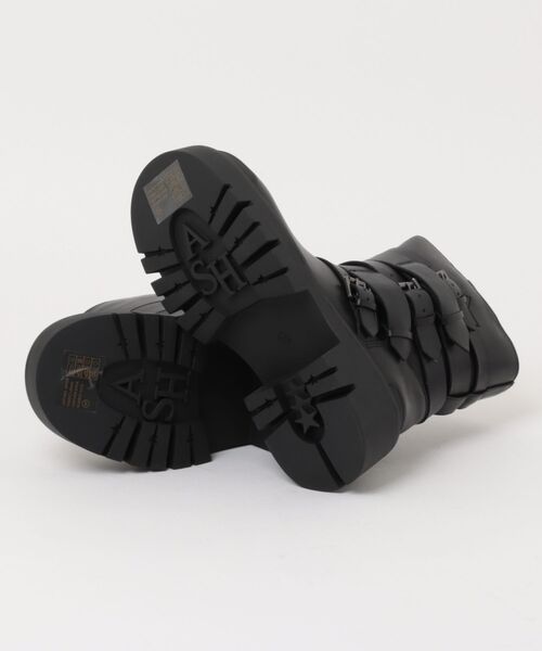 ASH（アッシュ） ブーツ ASH/アッシュ「NIKI」ベルトコンバットブーツ