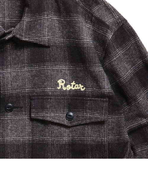 ROTAR（ローター） ミリタリージャケット モッズコート Ombre Check