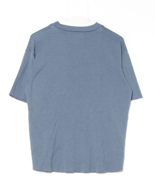 「STUDIOUS」 半袖ニット 1 ブルー メンズ_画像2