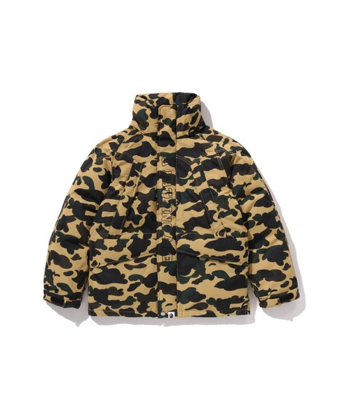 BAPE KIDSカモフラアウター 130 A BATHING APEジャケット A BATHING APE® Kids Abc Camo Stitching Down Jacket | Bape official