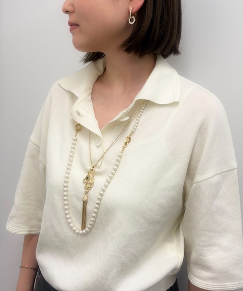 LANVIN en Bleu ネックレス 馬モチーフ レディース : ZOZOTOWN Yahoo