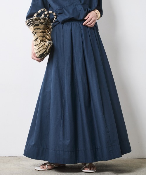 「CHIC STYLE」 フレアスカート 5L ベージュ レディース_画像2