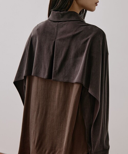 united tokyo レイヤーヨークブラウス UNITED TOKYO（ユナイテッドトウキョウ）の「レイヤーヨークブラウス