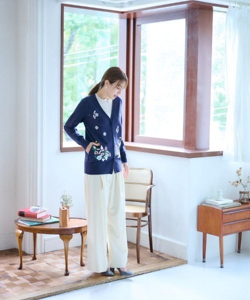 新品♡ Chesty 20th Anniversaryカーディガン　グレー 2025AW セビアンフェ ウールミックスカーディガン 20:gray サイズ:1