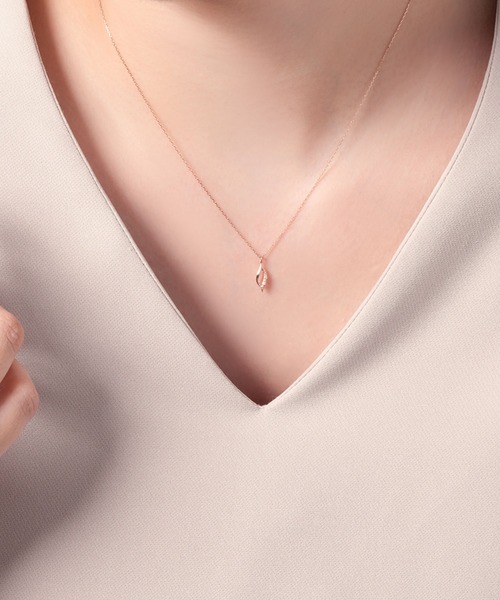 あいす様★K10 PG ヴァンドーム青山 ネックレス ペンダントダイヤモンド VENDOME AOYAMA（ヴァンドーム青山） ネックレス K10PG ダイヤモンド