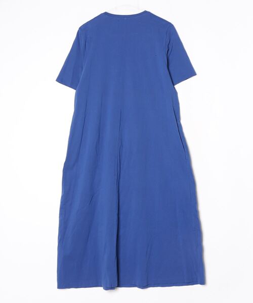 「ICB」 半袖ワンピース X-LARGE ブルー レディース_画像2