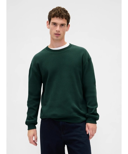 GAP（ギャップ） tシャツ ヘビーウェイト サーマル オーバーサイズ T 
