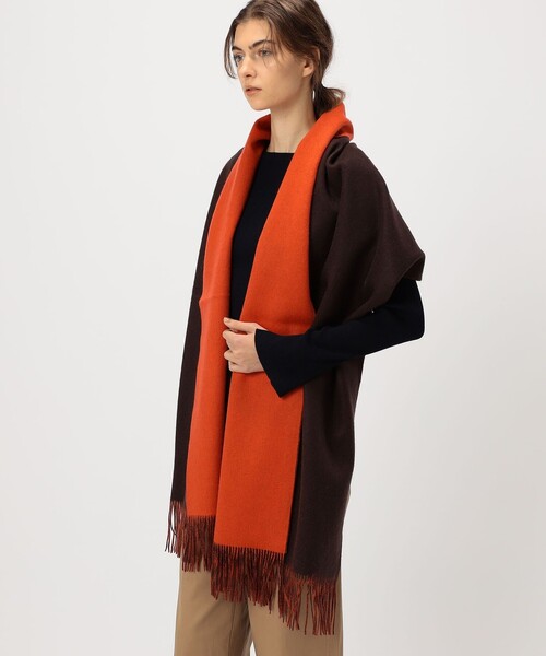 TOMORROWLAND（トゥモローランド） ストール マフラー カシミヤ ダブル