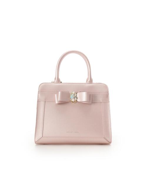 サマンサベガ（Samantha Vega ）/[Holiday Collection]パールカラージュエルリボンハンドバッグ Samantha Vega（サマンサベガ） ハンドバッグ 「Holiday Collection