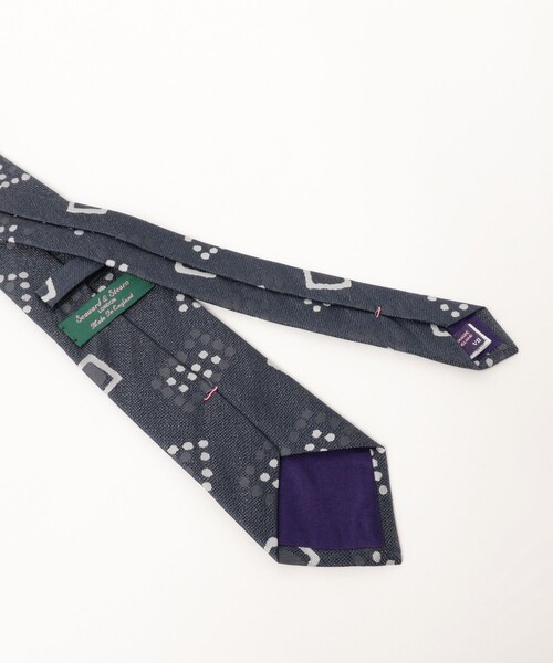 Seaward＆stearn ネクタイ Seaward ＆ Stearn / シルク 小紋柄 ジャ