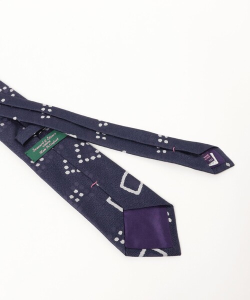 Seaward＆stearn ネクタイ Seaward ＆ Stearn / シルク 小紋柄 ジャ
