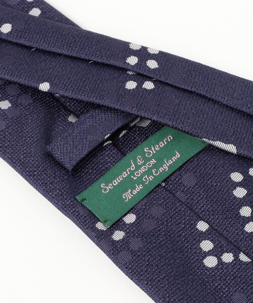 Seaward＆stearn ネクタイ Seaward ＆ Stearn / シルク 小紋柄 ジャ