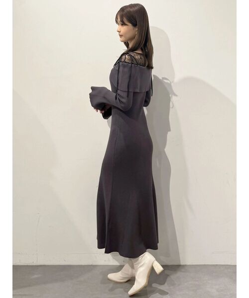 MERCURYDUO（マーキュリーデュオ） ワンピース レース切替オフショル