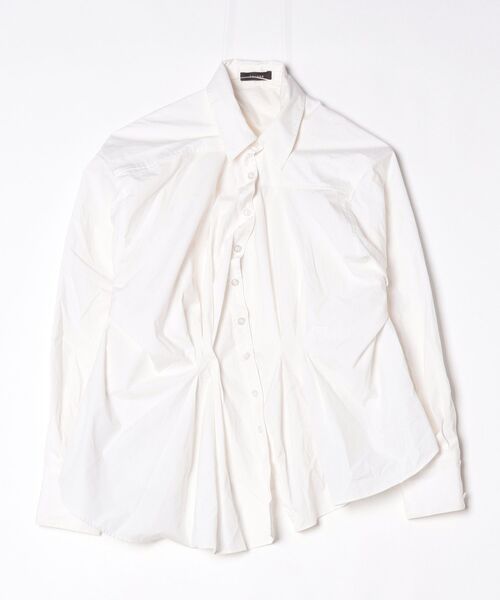 anuans ホワイトmサイズ anuans（アニュアンス） 長袖シャツ FREE ホワイト レディース