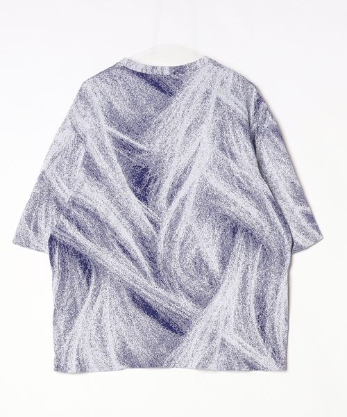 「hatra」 半袖Tシャツ 3 パープル メンズ_画像2