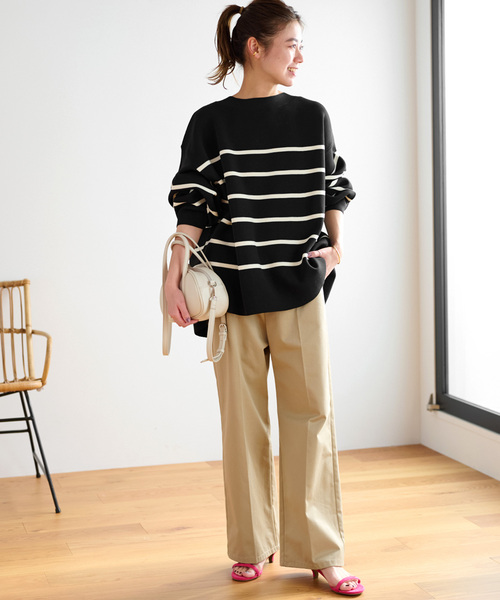 「JOURNAL STANDARD relume」 長袖ニット FREE ブラック系その他 レディースの画像3